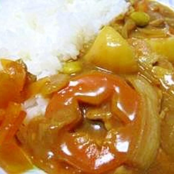 給食風のカレーライス